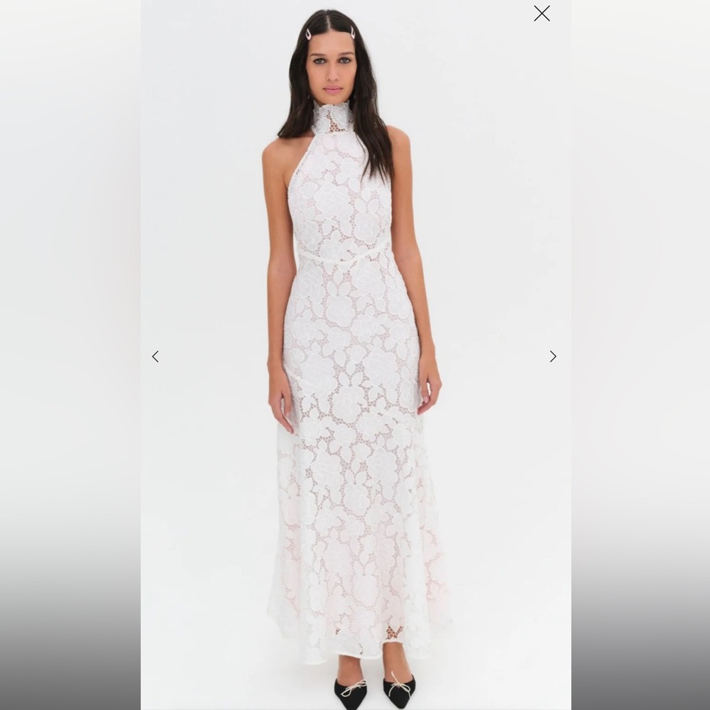 FL&L Astoria Lace Maxi Dress XS